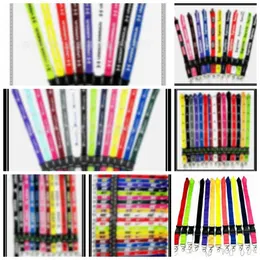 20pcs Cell Phone Lanyard Straps Clothing Sports Car Brand for Keys Chain ID Cards Holder Detachable Buckle Lanyards Wholesale 25MM Wide