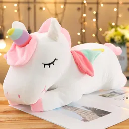 Kawaii unicórnio peludo chaveiro de pelúcia colorido boneca