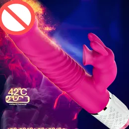 Vuxen dildo vibrator fitta slickar vibrationsmassager g Spot Clitoris Stimulator Massage Stick Fake Penis Recharge Magic Wand Vuxen Sex Toy Valentine Gift Zl0096
