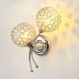 크리스탈 벽 램프 아플리케 (Crystal Wall Lamp Appliques Luminaires Murlees) 욕실 LED 조명을위한 조명 홈 조명 램프