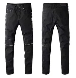 2021 Jesień dżinsy męskie bawełniane szczupły elastyczne mody spodnie biznesowe klasyczny styl dżinsy dżinsy spodnie męskie spodnie szary kolor Aaaaa003
