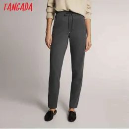 Mulheres, escuro, cinzento, cargo, strethy, cintura calças calças, calças, femininas, calça, 6d80 210416