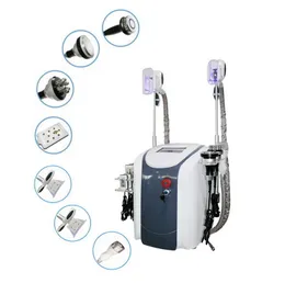 Ultrasonic Cavitation RF Vacuum Cryolipolysis Lipolaser Lipo Laser Slimming Machine With Double Chin Removal Two Handpiece Working Simultaneously