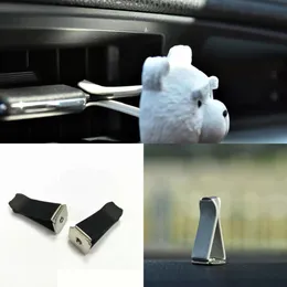 DHL New Auto Outlet clip in lega di metallo bianco nero colore fai da te profumo automobilistico clip decorativo auto pentole morsetti accessori DH8886