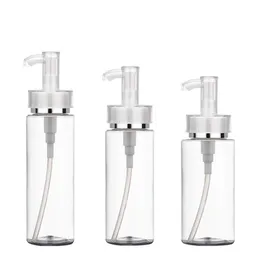 120ml 160ml 200ml Plastic cosmetic packaging PET lotion pump bottle high-end sub-bottling acrylic bottles SN2530