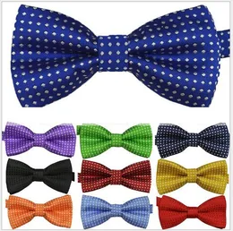 2021 New kids Bowties men's ties men's bow ties boys bow tie pure color bowtie Star Check Polka Dot Stripes