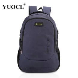 YUOCL Designed Men's Backpacks Bolsa Mochila for Laptop 15 16 Inch Notebook Computer Bags Men Backpack School Rucksack 210929