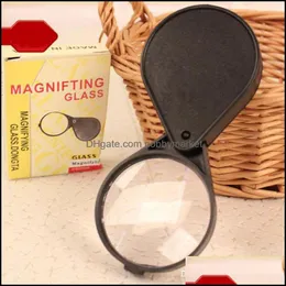 Loupes, Magnifiers jóias ferramentas equipamentos portátil mini lupa Promoção para lupa de bolso 60mm lente 10x ampliação trave