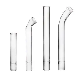 Osgree Raucherzubehör, 4 Stück Ersatz-Glasstiel für Arizer Argo, 70 mm, 90 mm, 110 mm, gebogenes gerades Glasrohr