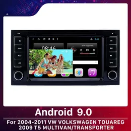 Android Car DVD Radio GPS Multimedia Player för 2004-2011 VW Volkswagen Touareg 2009 T5 Multivan/Transporter