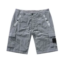 cp topstoney konng gonng estilo shorts de marca no verão metal nylon casual shorts soltos secar praia calça