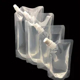 250ml 350ml 420ml 500mlのプラスチック飲み物は噴出口の液体バッグパック飲料、絞り、飲むポーチを立ち上げます