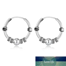 European Vintage Metal Color Hoop Earrings Circle Handmade Cool Small Hoop Earring For Women Bijoux Bijoux Fashion Jewelry Factory price expert design Quality