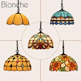 Pendant Lamps LED Painted Glass Lights Modern Living Room Bedroom Decor Lighting Restaurant Kitchen Fixtures Hanging Lamp 30CM