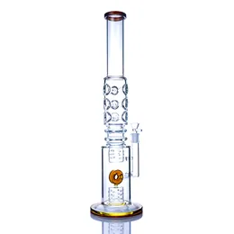 Neue Bohrinsel-Glasbongs, großer Wasserpfeifenfänger, Perkolator-Diffusor, Shisha-Pfeife, Zucker, 14 mm Innengelenk, 20 Zoll Höhe