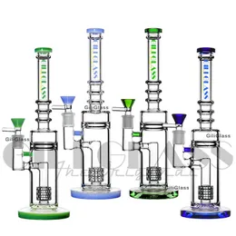 Bong glass water pipe bongs heady inline perc bubbler wax quartz banger dab rig glass pipe oil rigs heady smoking accessories hookahs