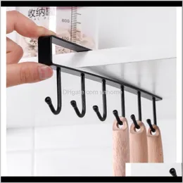 Housekeeping Organization Home Garden Of Punch Storage Shelf Hanging Cap Paper Shees Kitchen Iron Multifunction Hanger - 1 Piece Hooks & Rai