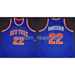 Män Kvinnor Ungdom Dave Debusschere Road Classics Basketball Throwback Jersey Stitched Custom Name Any Number