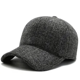 2021 Winter new cotton basball stitching men's autumn and winter cap warm cold-proof ear protection hat