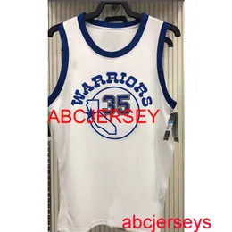 Män kvinnor barn Durant Curry Wiseman Thompson 35# 2020 Swingman Jersey broderier Nya baskettröjor XS-5XL 6XL