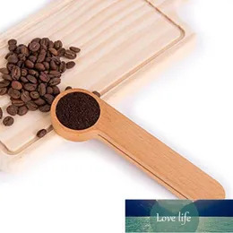 Filtros de café Colher de medição de madeira com clipe, presente de clipe de feijão para os amantes Preço de fábrica Especialista Qualidade Qualidade do estilo mais recente