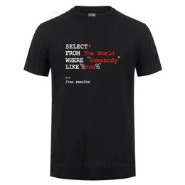 Śmieszne prezenty programujące T shirt dla męskiej bawełny krótki rękaw o neck tee geek artystyczny komputer nerd koszulki Dostosowane koszule 210706