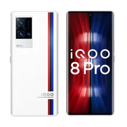 Cellulare originale Vivo IQOO 8 Pro 5G 12GB RAM 256GB 512GB ROM Snapdragon 888 Plus 50.0MP AR OTG NFC Android 6.78" Schermo intero 3D Fingerprint ID Face Wake Smart Cellulare