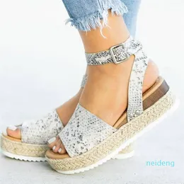 Wedges Shoes For Women High Heels Sandals Summer Shoes New Flip Flop Chaussures Femme Platform Sandals Plus Size 35-43 2021