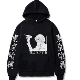 Tokyo Ghoul Touka Hot Anime Hoodie Pullover Tops Long Sleeve Hip Hop Uniex Cloth Y0804