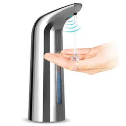 Flytande tvåldispenser 400 ml Touchless Gel infraröd sensor Handtvätt Kök Badrum Automatisk tvättverktyg