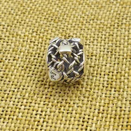 100% 925 Sterling Silver jewelry pandora charm Openwork Chain Link Padlock beads Bracelets sets with logo ale Bangle women men birthday Gift Valentine day 790071C00