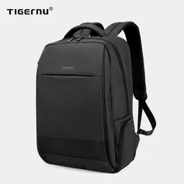 Backpacks Men's Fashion Tigernu Travel Male Anti theft USB Charging 15.6 Laptop Waterproof Silm School Bag for Female Male