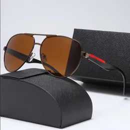 Luxus-Designer-Sonnenbrille für Herren und Damen, personalisierbar, europäische amerikanische Mode, Retro-Trend, reflektierende Brille mit Box