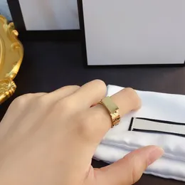 Męskie Luksusowy Projektanci Biżuteria Projektant Pierścień Dla Kobiet Mężczyzn Cyrkonia Zaręczyny Titanium Stalowe obrączki Obrączki Biżuteria Prezenty Moda Hot Box