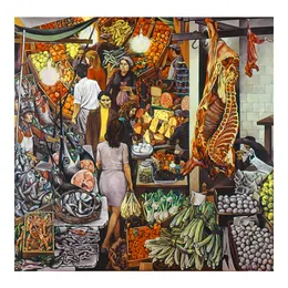 Renato Guttuso La Vucciria Dipinto Poster Poster Decorazioni La