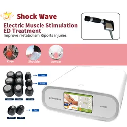 Inne wyposażenie kosmetyczne przenośne Slim Skorzystanie z terapii Shockwave Maszyna dotykowa Masaż fal uderzeniowych dla środków przeciwbólowych