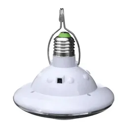 Lampada da campeggio E27 alimentata a energia solare/batteria con 22 LED, lampada di emergenza con aggancio per esterni con telecomando