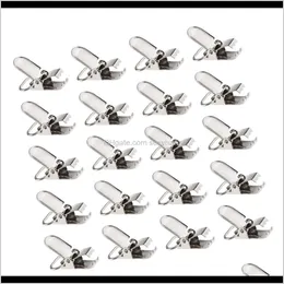 Sewing Notions Tools Apparel Drop Delivery 2021 20 Pieces 1 Metal Baby Pacifier Suspender Clips Webbing Dummy Strap Holder Craft Hooks Sier U