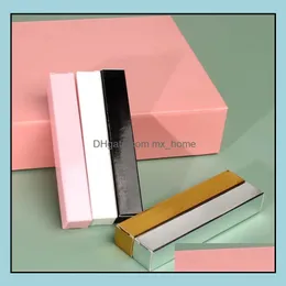 Packing Boxes Office School Business Industrial Lip Gloss Tube Paper Box Glaze Hose Pink Carton Cosme Dhhfo