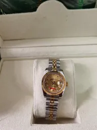 Presente de Natal Swiss Relógios automáticos Certificado de caixa original 26mm 31mm 36mm 41mm Mulher mulher18kt Presidente de ouro Diamante de diamante de prata 118238 Sant