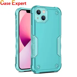 2 in 1 Dual Layer Handyhüllen rutschfeste Rüstung stoßfest für iPhone 14 15 Plus Pro Max 13 12 Mini 11 8 7 Plus XR XS Samsung S22 S23 S24 Ultra Soft TPU Hard PC Back Cover