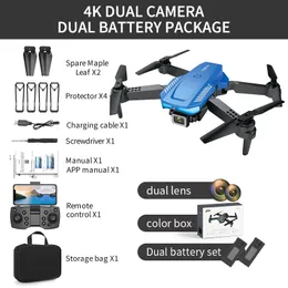 F185 Pro ThreeDids Hinder Undvikande Drone Aerial Photography Drone Foldbar Remote Control Dual Camera AI 8220