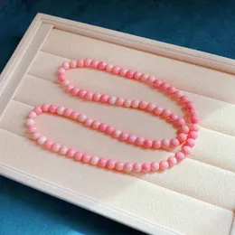 Braccialetti con ciondoli multistrato fatti a mano con perline in fili naturali da 6 mm per gioielli da donna per decorazioni di nozze per feste da ragazza