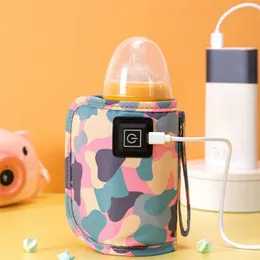 Baby Flaschenwärmer Tragbare Reise USB Isolierung Wärmer Tasche Säuglingsernährung Milchflasche Beheizte Baby Zubehör chauffe biberon 220512