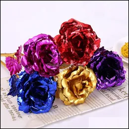 Party Decoration Event Supplies Festive Home Garden Creative Craft Foil Valentine Rose Girl Favor Colorf Dhoem