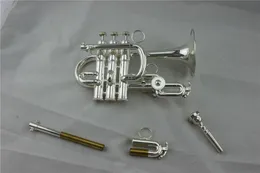 High Grade professional silver plating Piccolo Trumpet