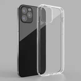 ワイヤレス充電電話ケース tpu 磁気 iphone 12 13 ソフトクリアバックカバーモデル