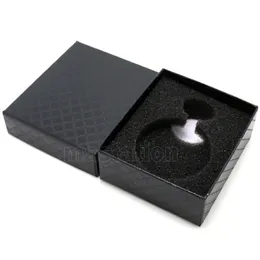 10 szt. Czarne kieszonkowe skrzynki zegarkowe Pudełka na prezenty Case 8 7 3cm S WB08 10 220624