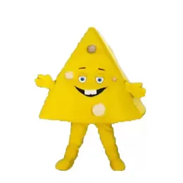 Triangle Cheese Mascot Costumes Christmas Fancy Party Dress Cartoon Character Outfit Suit Adults Size Carnival Easter Advertising Theme Clothing