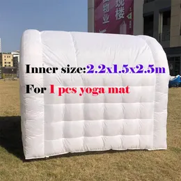 Portable Tents Inflatable Hot Yoga Dome Personal Yoga Studio Home Excercise Booth Center Equipment for Indoor & Outdoor